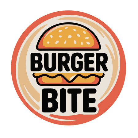 Isolated label with text and a hamburger icon, Vector illustrationのイラスト素材