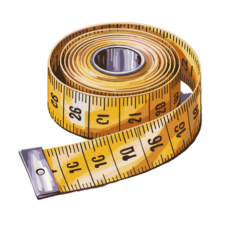 Measuring tape. Vector illustration of a centimeter on a white background.のイラスト素材