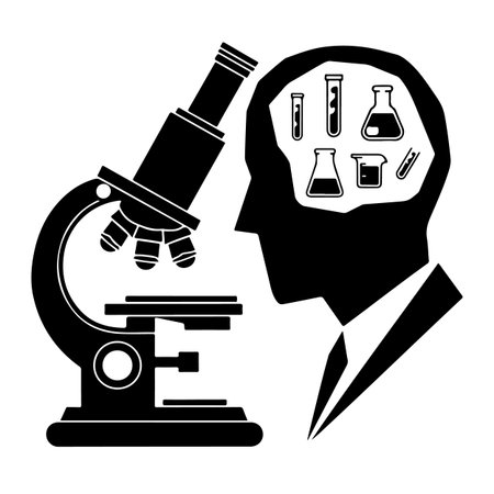 Science design over white background, vector illustration. Vector illustration. Eps 10.のイラスト素材