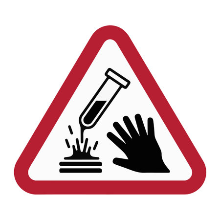 Vector illustration, flat design. Disinfection and disinfection signのイラスト素材