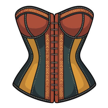 Corset icon. Cartoon illustration of corset vector icon for webのイラスト素材