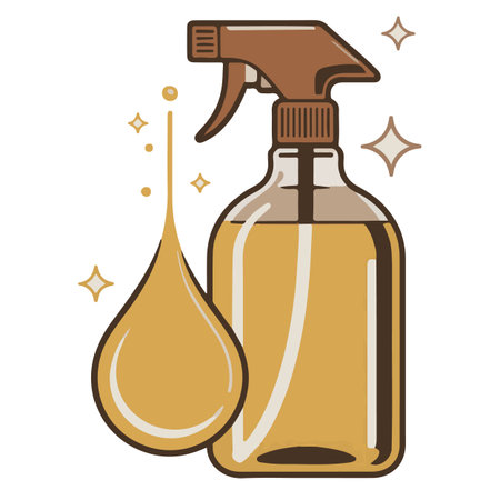 Spray bottle isolated on white background. Vector illustration in flat style.のイラスト素材