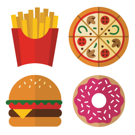fast food design, vector illustration eps10 graphic   flatのイラスト素材