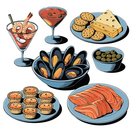 Happy Diwali calligraphy text with diya, vector illustrationのイラスト素材