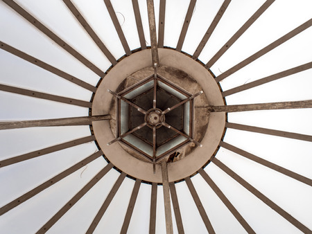 Lamps on the roofの写真素材