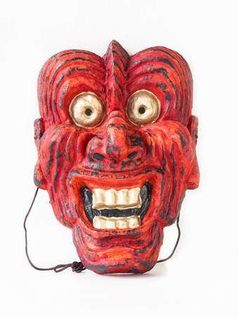 Traditional japanese theater mask