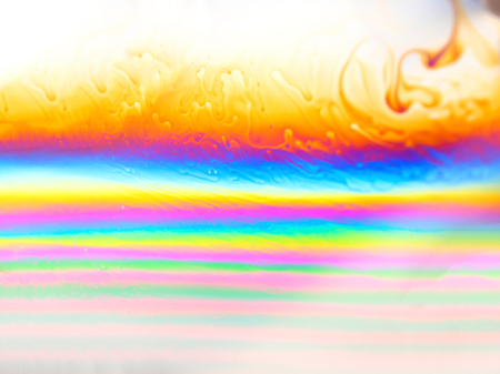 Closeup of dishwashing liquid Bubble