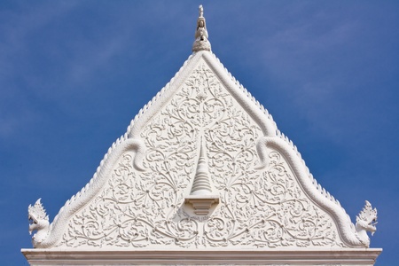 Top part of Thai style architecture の写真素材