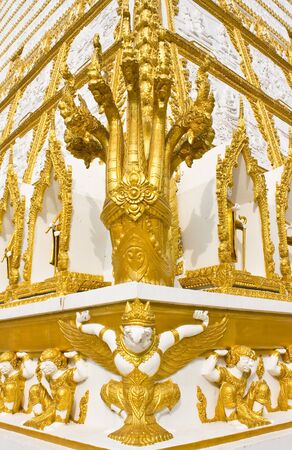 Head of golden Naga の写真素材