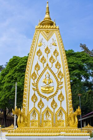 Bodhgaya-style stupa in Thailand の写真素材