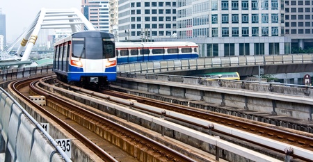 Sky train in Bangkokのeditorial素材