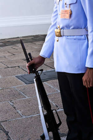 The king Guard, in the Grand Palace,Thailandのeditorial素材