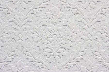 Vintage white floral pattern, wallpaper for background