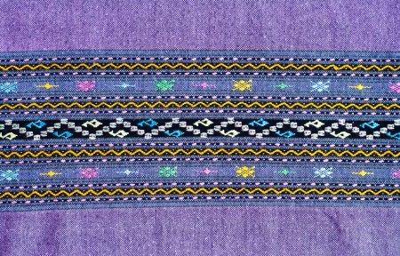 Pattern of thai hand made cotton fabric
