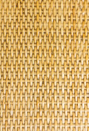 Thai handcraft of bamboo weave pattern for background useの写真素材