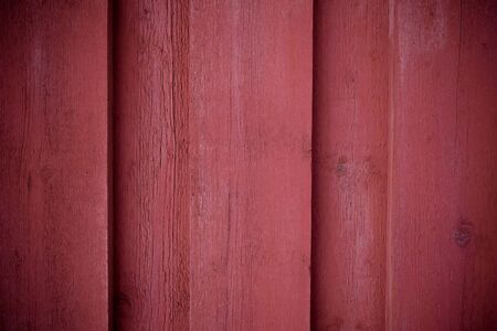 Red wooden wall textureの写真素材