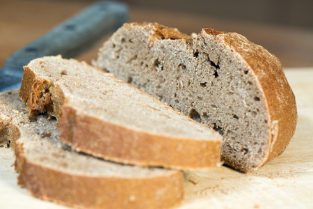 A loaf of rye bread