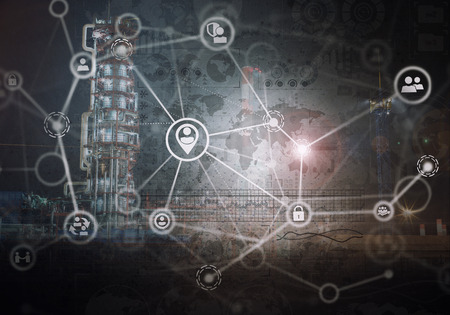 Industrial security conceptの写真素材