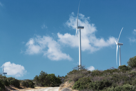 Windmill Farm. Green energyの写真素材