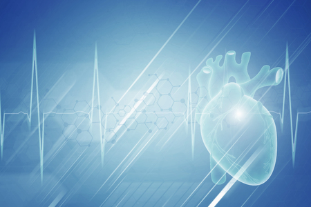 Modern medicine cardiology conceptの写真素材