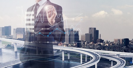 A successful financial conceptの写真素材