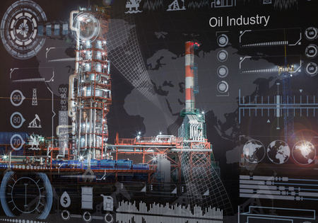An oil industry conceptの写真素材