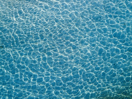 Aerial view of water reflections on the sea. Transparent waterの写真素材