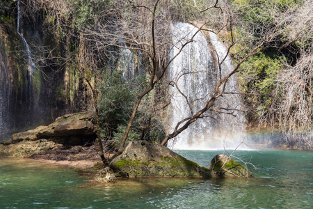 Kursunlu Waterfalls in Antalya, Turkey. Kursunlu selalesiの写真素材