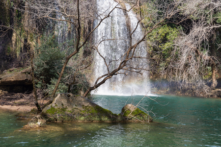 Kursunlu Waterfalls in Antalya, Turkey. Kursunlu selalesiの写真素材
