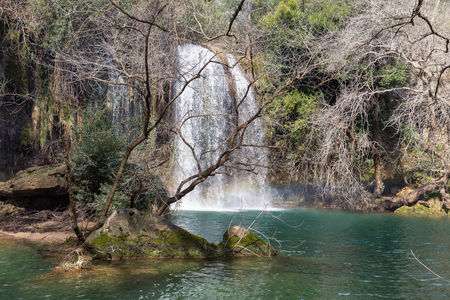 Kursunlu Waterfalls in Antalya, Turkey. Kursunlu selalesiの写真素材