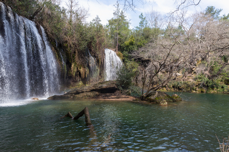 Kursunlu Waterfalls in Antalya, Turkey. Kursunlu selalesiの写真素材