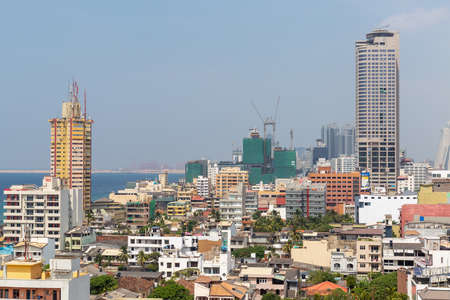 Panorama of Colombo city of Sri Lanka. January, 2020のeditorial素材
