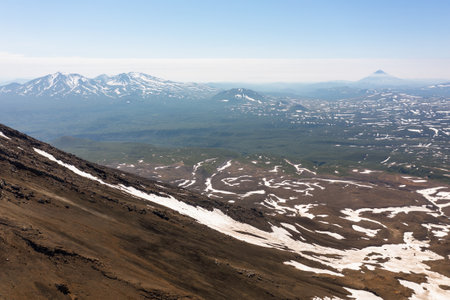 Dangerous Canyon near the Mutnovsky volcano in Kamchatka.の写真素材