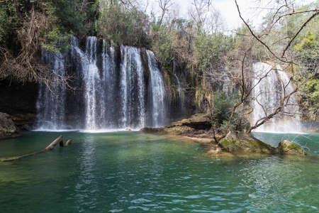 Kursunlu Waterfalls in Antalya, Turkey. Kursunlu selalesiの写真素材