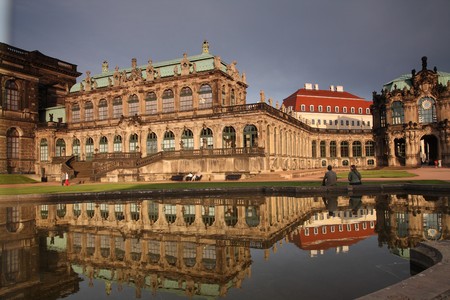 Beautiful city of Dresden, in Eastern Germanyの写真素材