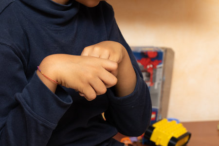 autism spectrum disorder, concept of equal educationの写真素材