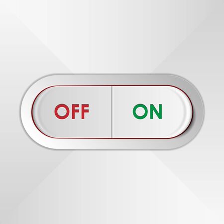 On Off Red Green Vector Light Switchのイラスト素材