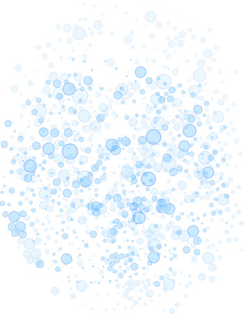 Abstract vector blue soap bubbles bathroom backgroundのイラスト素材