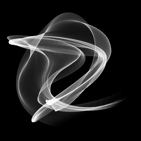 Abstract gray scale digital polygonal vector wavy cloud of smoke.のイラスト素材