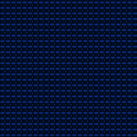 Blue volumetric carbon fiber texture vector background. Seamless pattern swatch includedのイラスト素材