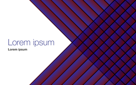 Background with abstract stripes and lines. Business presentation title cover slide design. Vector illustrationのイラスト素材