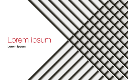 Background with abstract stripes and lines. Business presentation title cover slide design. Vector illustrationのイラスト素材