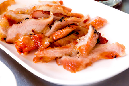 thai cuisine Grilled porkの写真素材