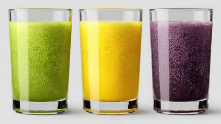 Colorful trio of smoothiesの素材