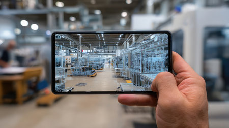 Smart factory using augmented reality overlay on machine for remote diagnosticsの素材