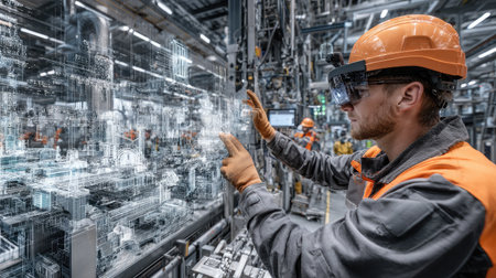 Smart factory using augmented reality overlay on machine for remote diagnosticsの素材