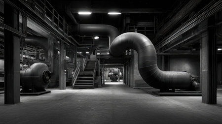 Filter and ventilation system in the exhaust zone of a power plantの素材