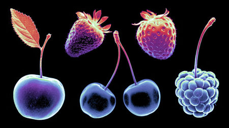 Artificial intelligence interface detecting spoilage in fruits with thermal imagingの素材