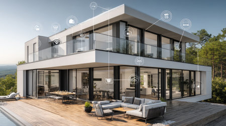 Visualization of smart home digital systems interconnected through wireless networksの素材