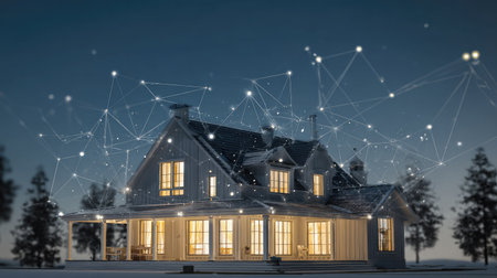 Visualization of smart home digital systems interconnected through wireless networksの素材